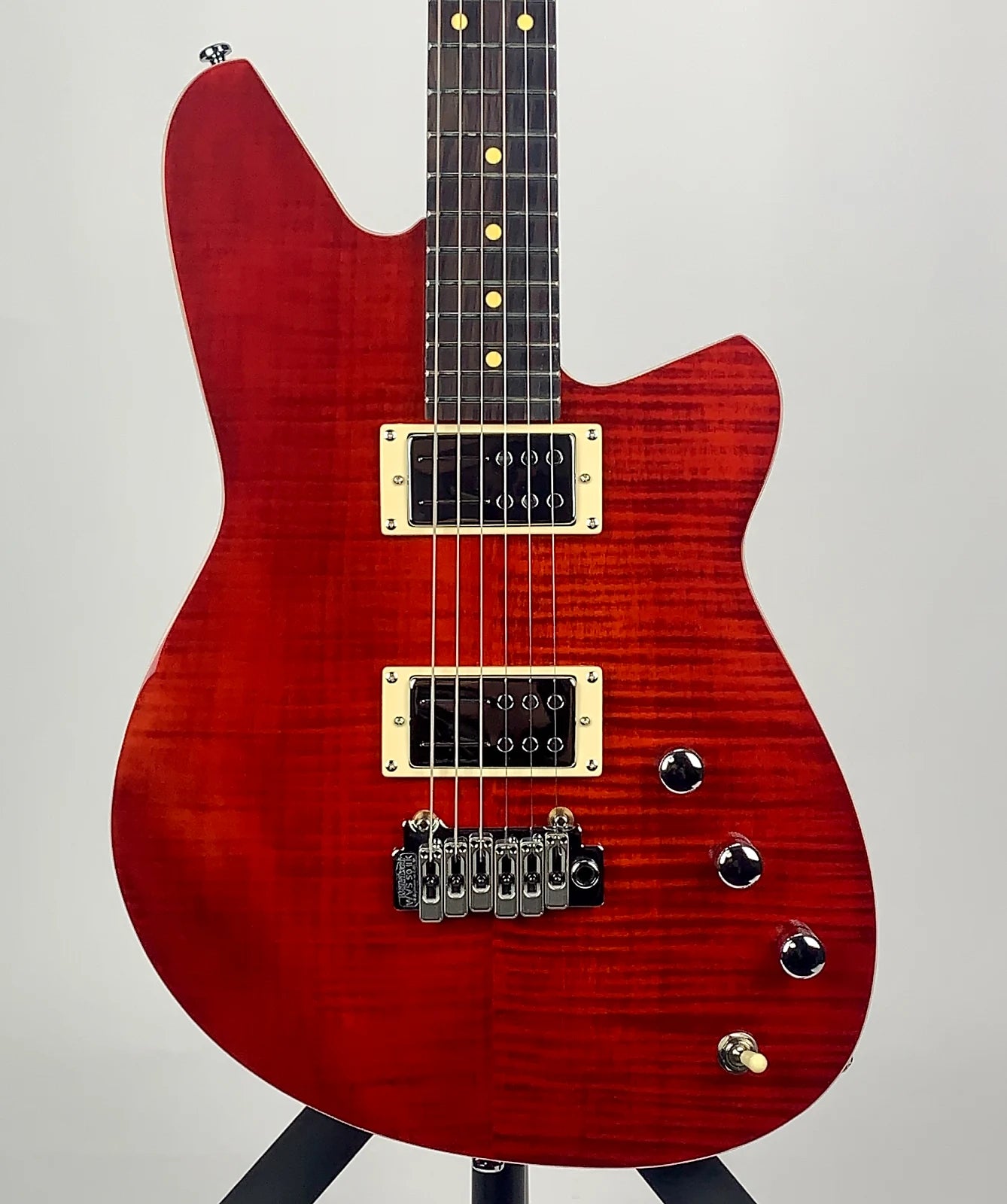 Reverend Kingbolt RA Transparent Wine Flame Maple