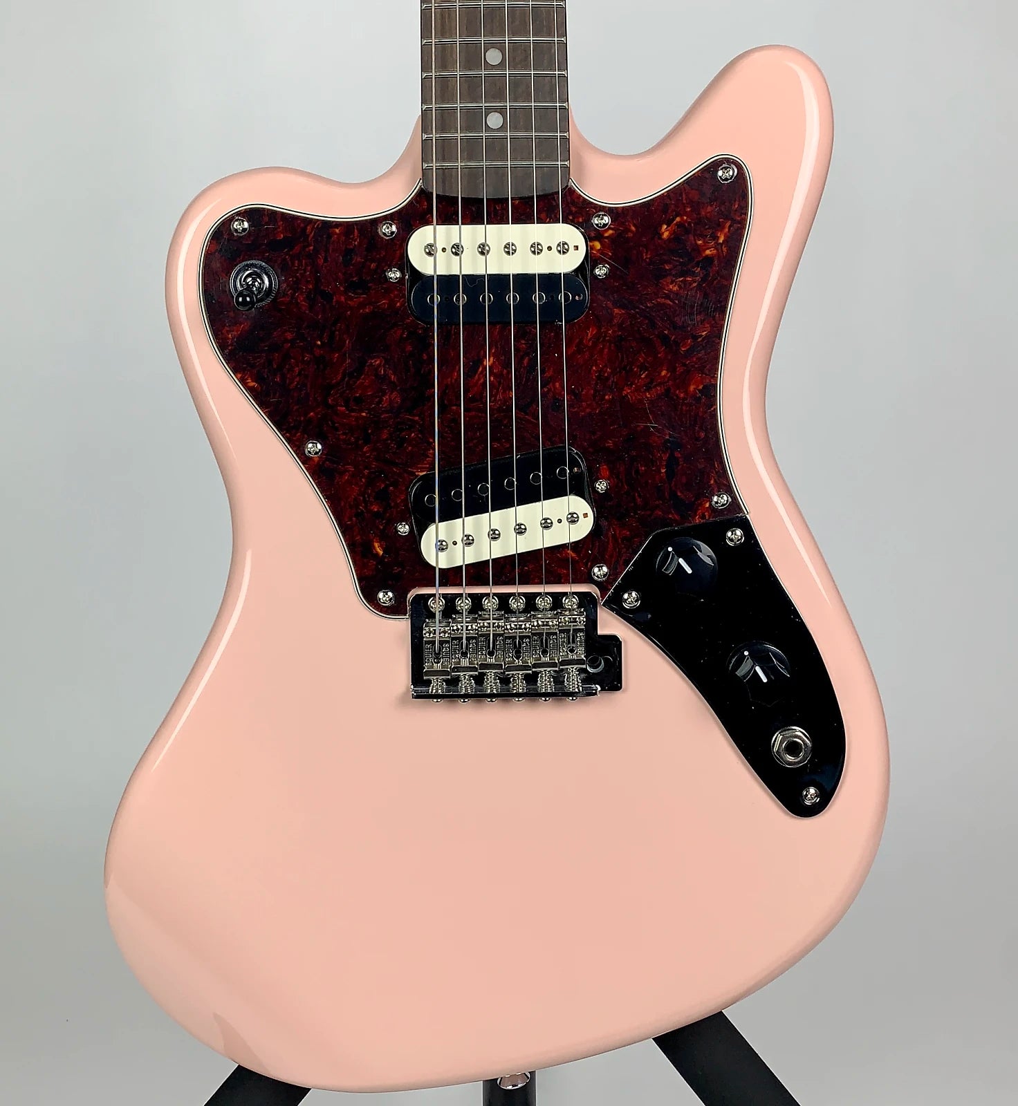 Squier Paranormal Super-Sonic with Laurel Fingerboard - Shell Pink