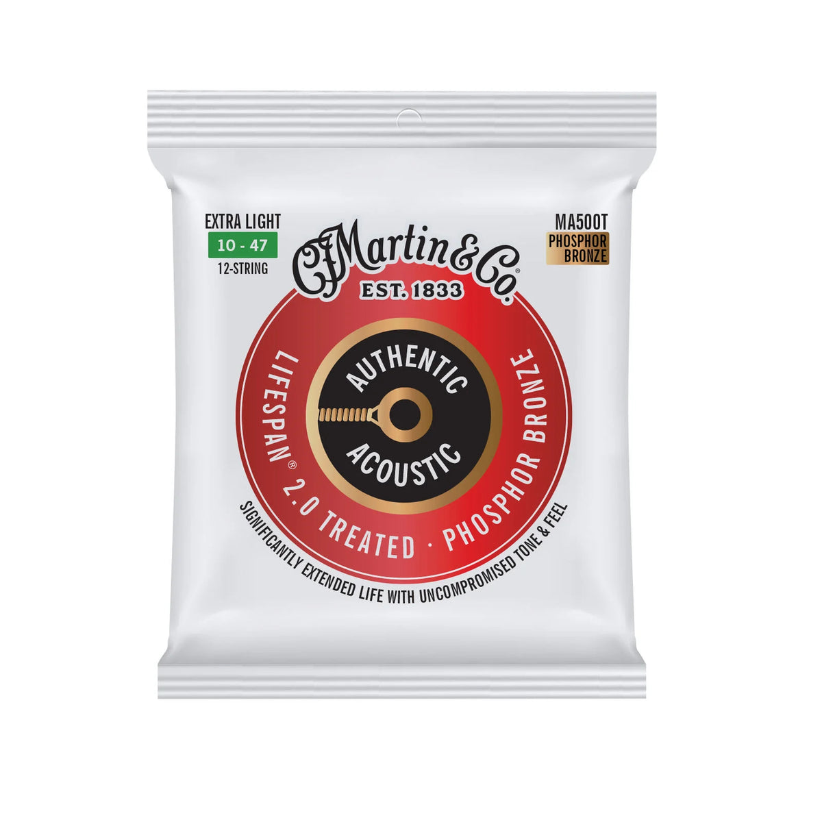 Martin MA500T Phosphor Strings 10-47 (12 String)