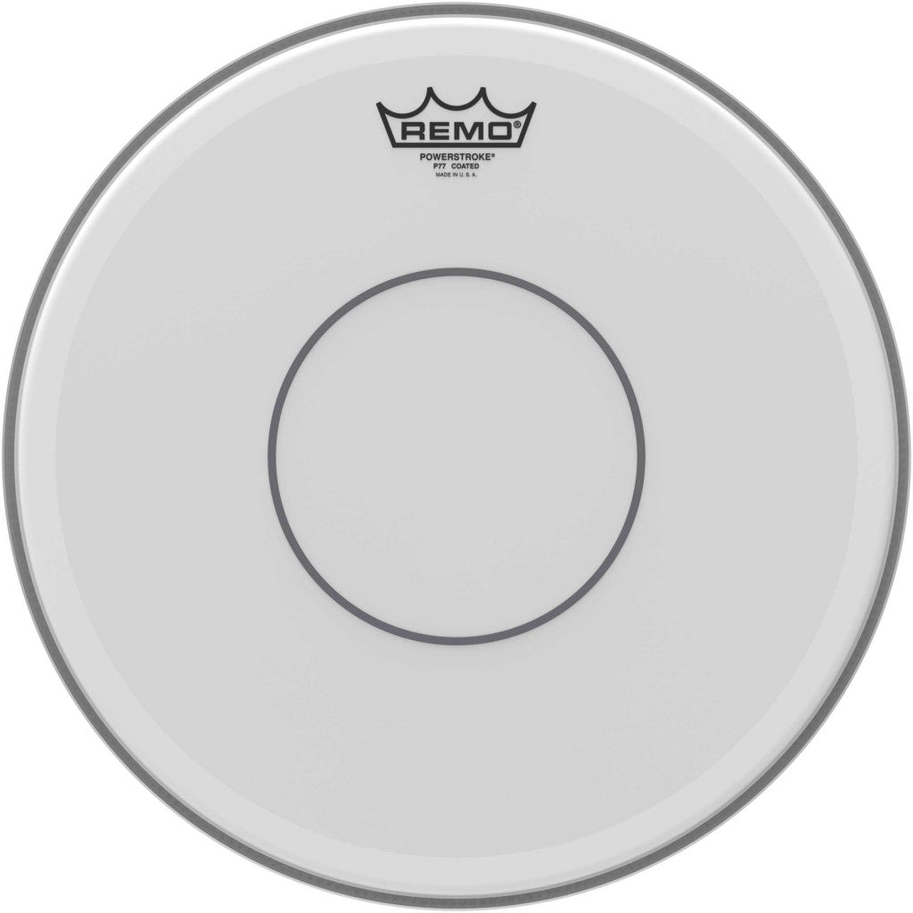 Remo Powerstroke 77 Coated With Clear Dot Snare Drum Head P7-0114-C2