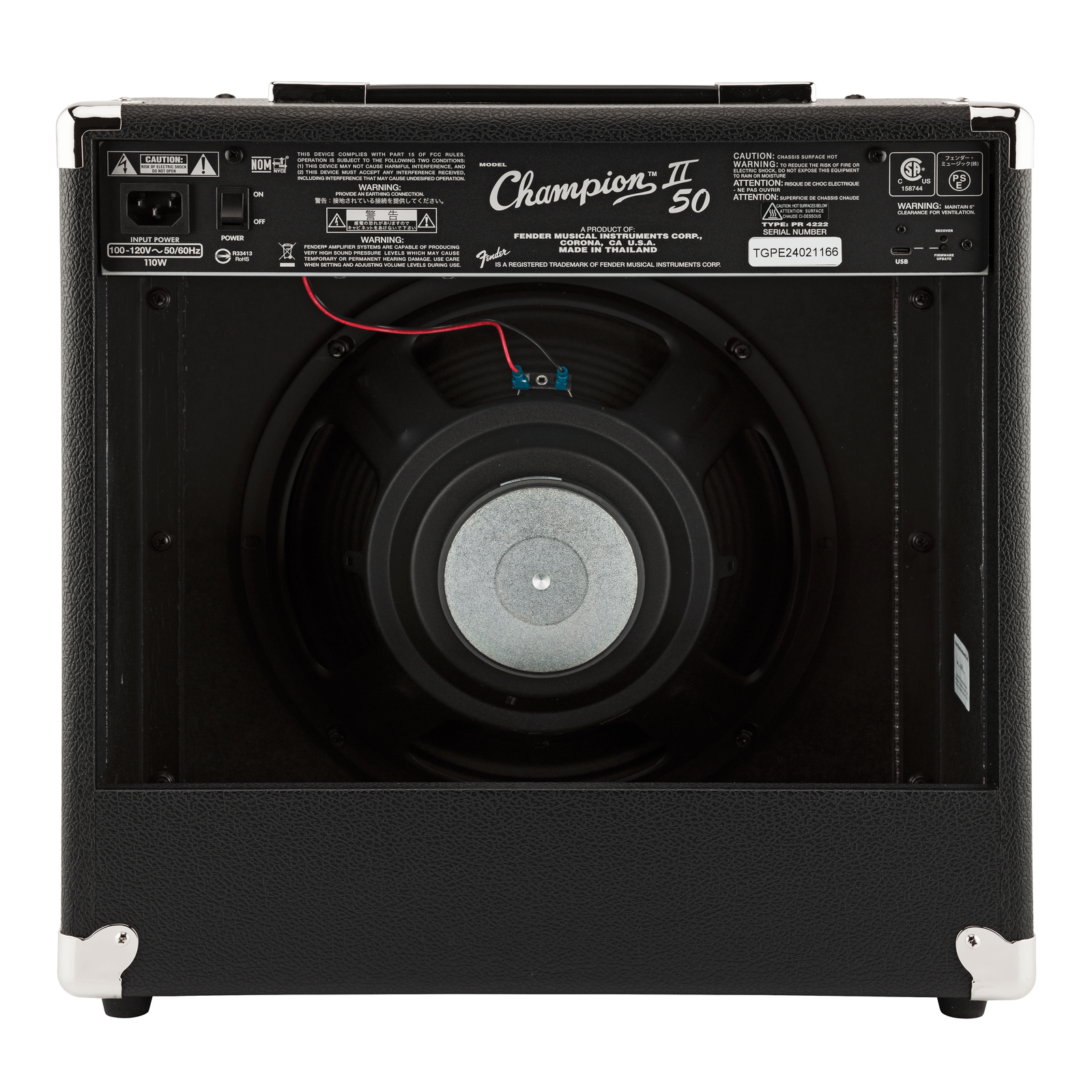 Fender Champion II 50 Watt Combo Guitar Amp