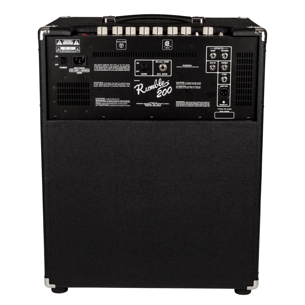 Fender Rumble 200 Watt Bass Combo Amplifier