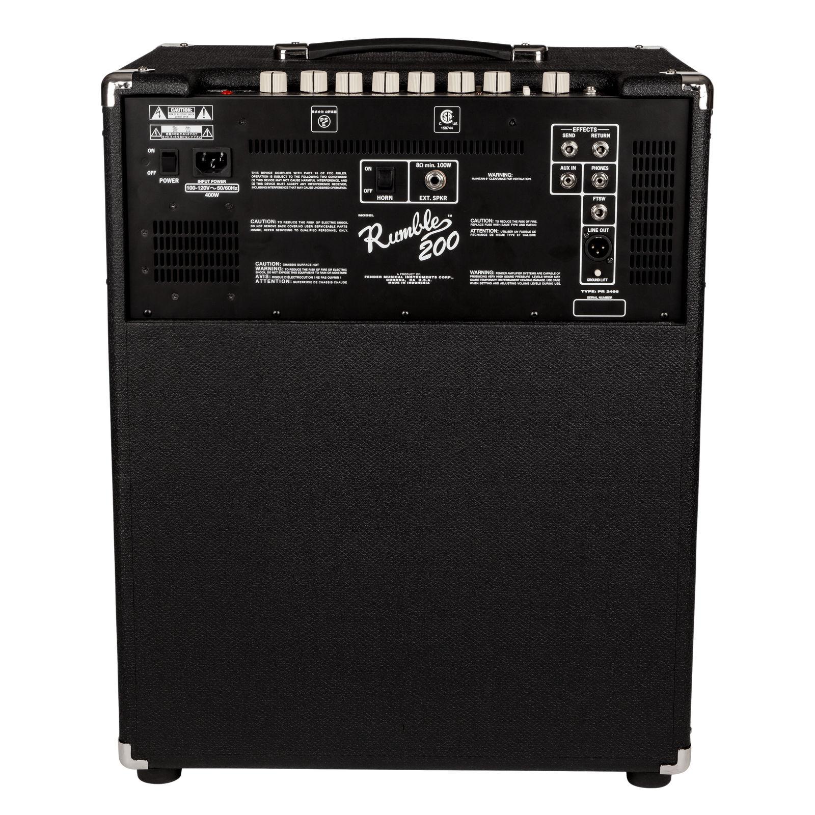 Fender Rumble 200 Watt Bass Combo Amplifier