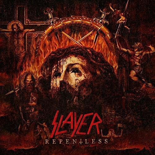 Slayer - Repentless (Trans Orange Yellow Black Splatter)