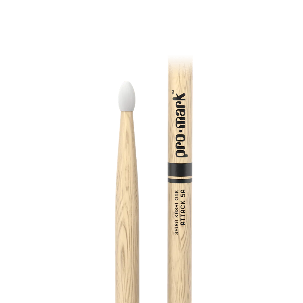Promark PW5AN Shira Kashi Classic Attack 5A Nylon Tip Drumsticks