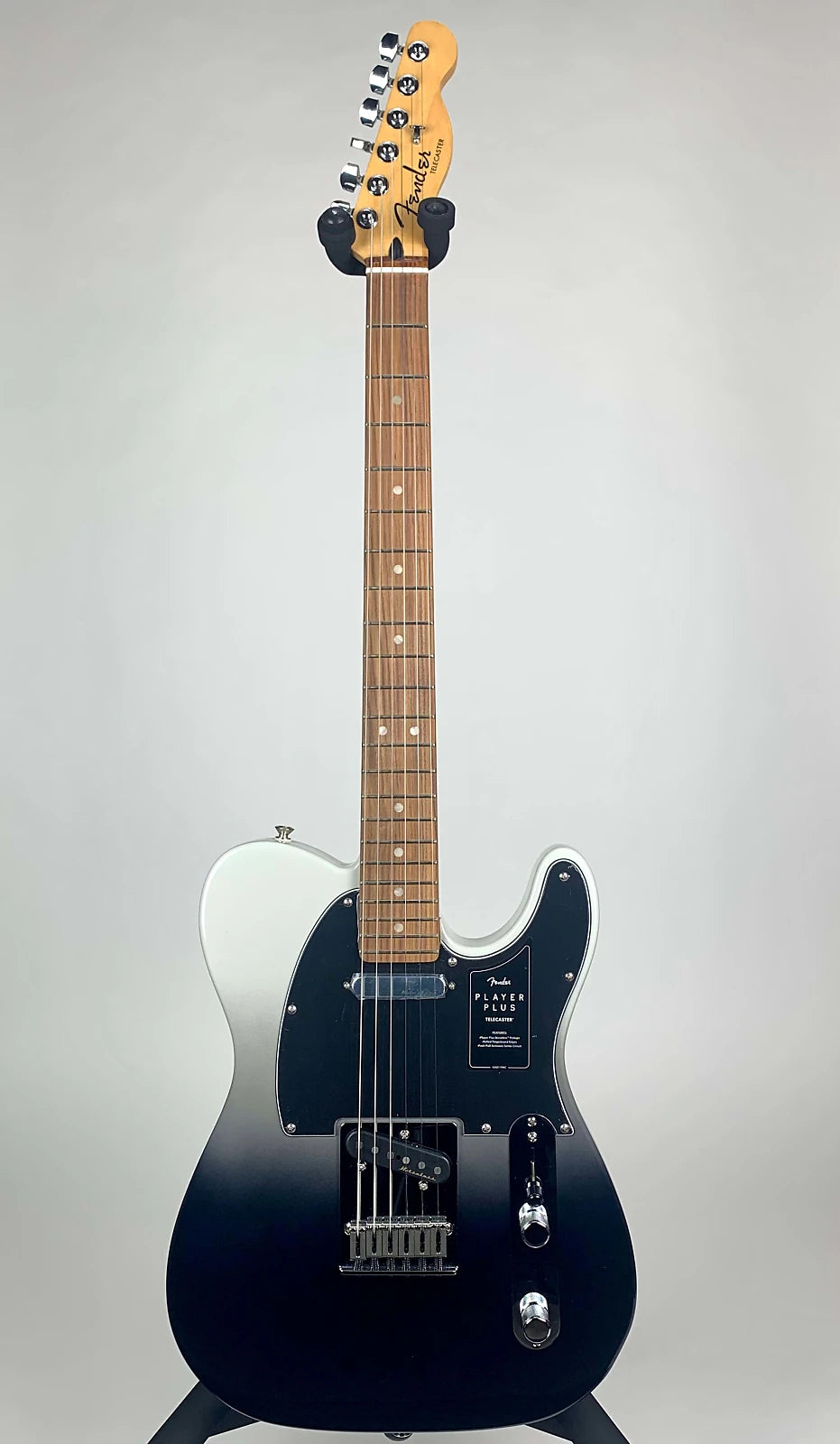 USED Fender Player Plus Telecaster with Pau Fero Fingerboard - Silver Smoke