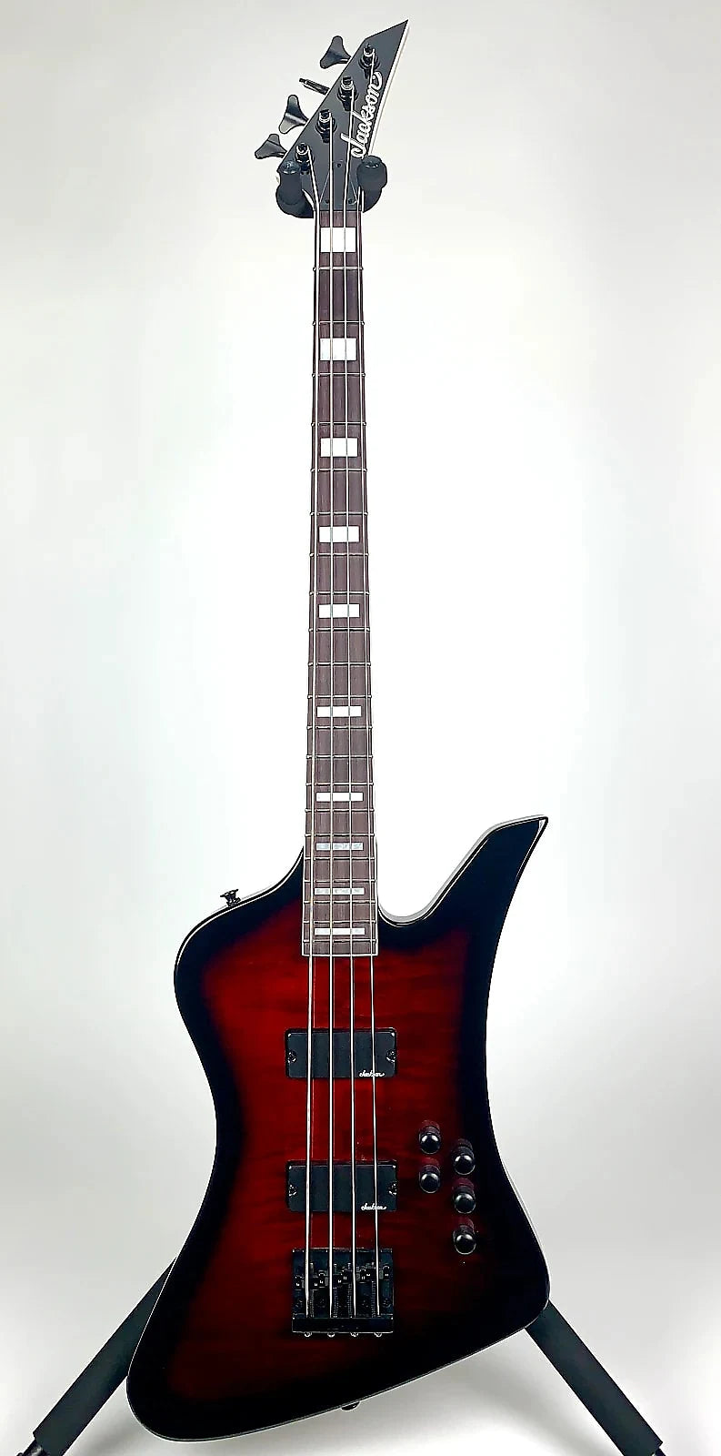 Jackson JS Series JS3 Kelly Bird with Amaranth Fingerboard - Translucent Red