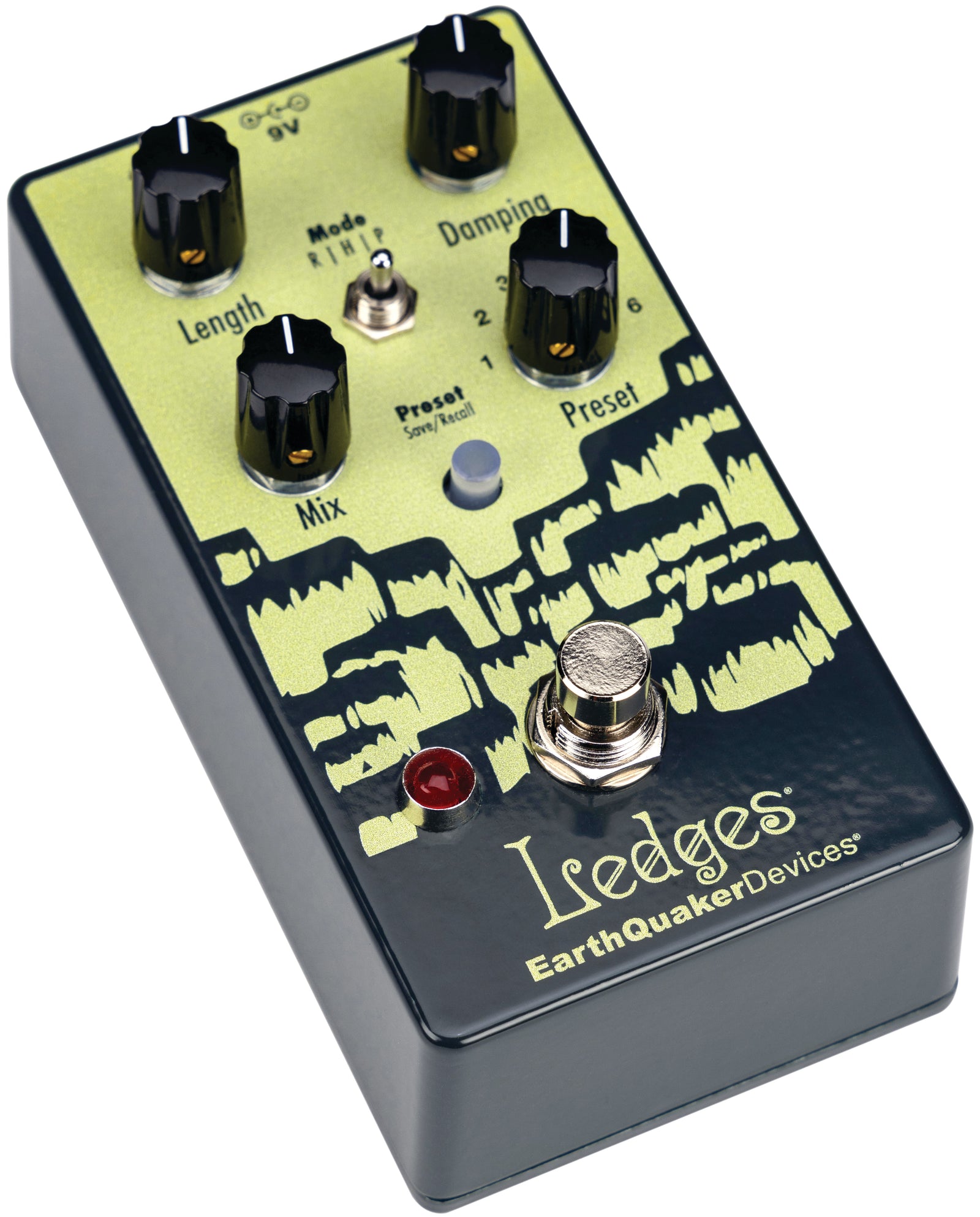 EarthQuaker Devices Ledges Tri-Dimensional Reverberation Machine Guitar Pedal