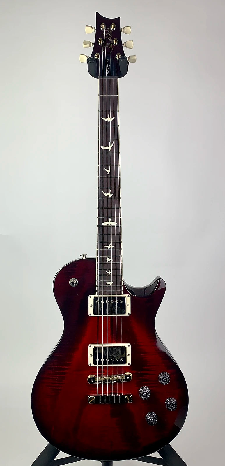 PRS S2 McCarty 594 Single Cut - Fire Red Burst