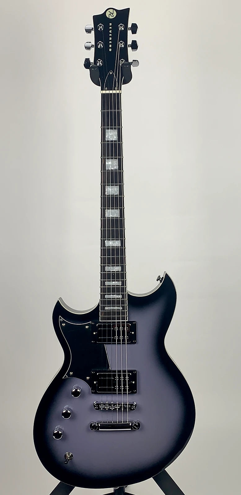 Reverend Sensei RA Left Handed Periwinkle Burst Rock City Music Co