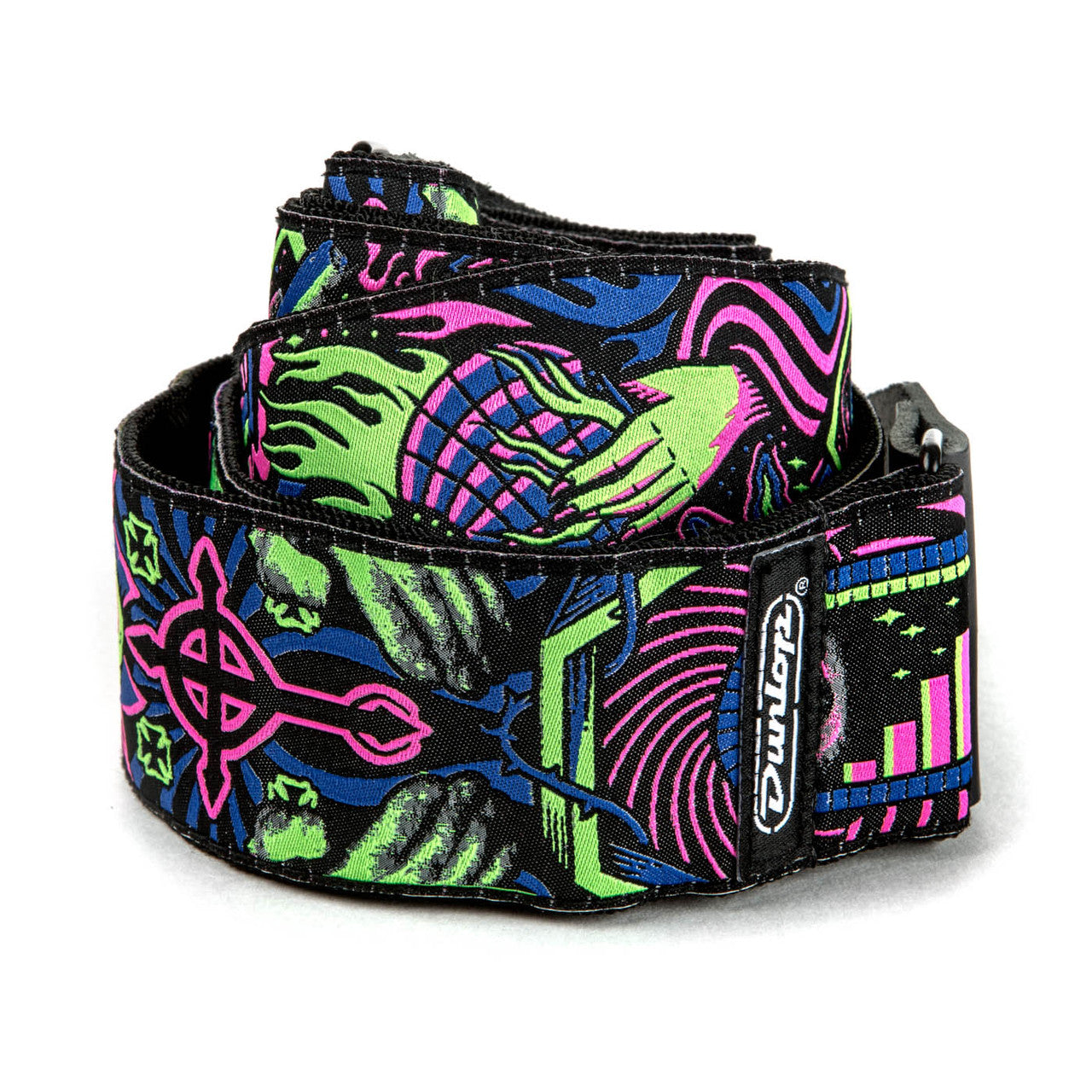 Dunlop ILD01 ILOVEDUST Guitar Strap - Headspace Green