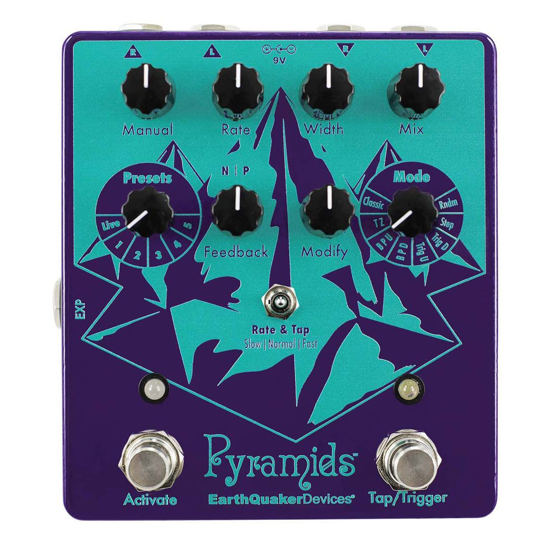 EarthQuaker Devices Pyramids Stereo Flanging Device Guitar Pedal