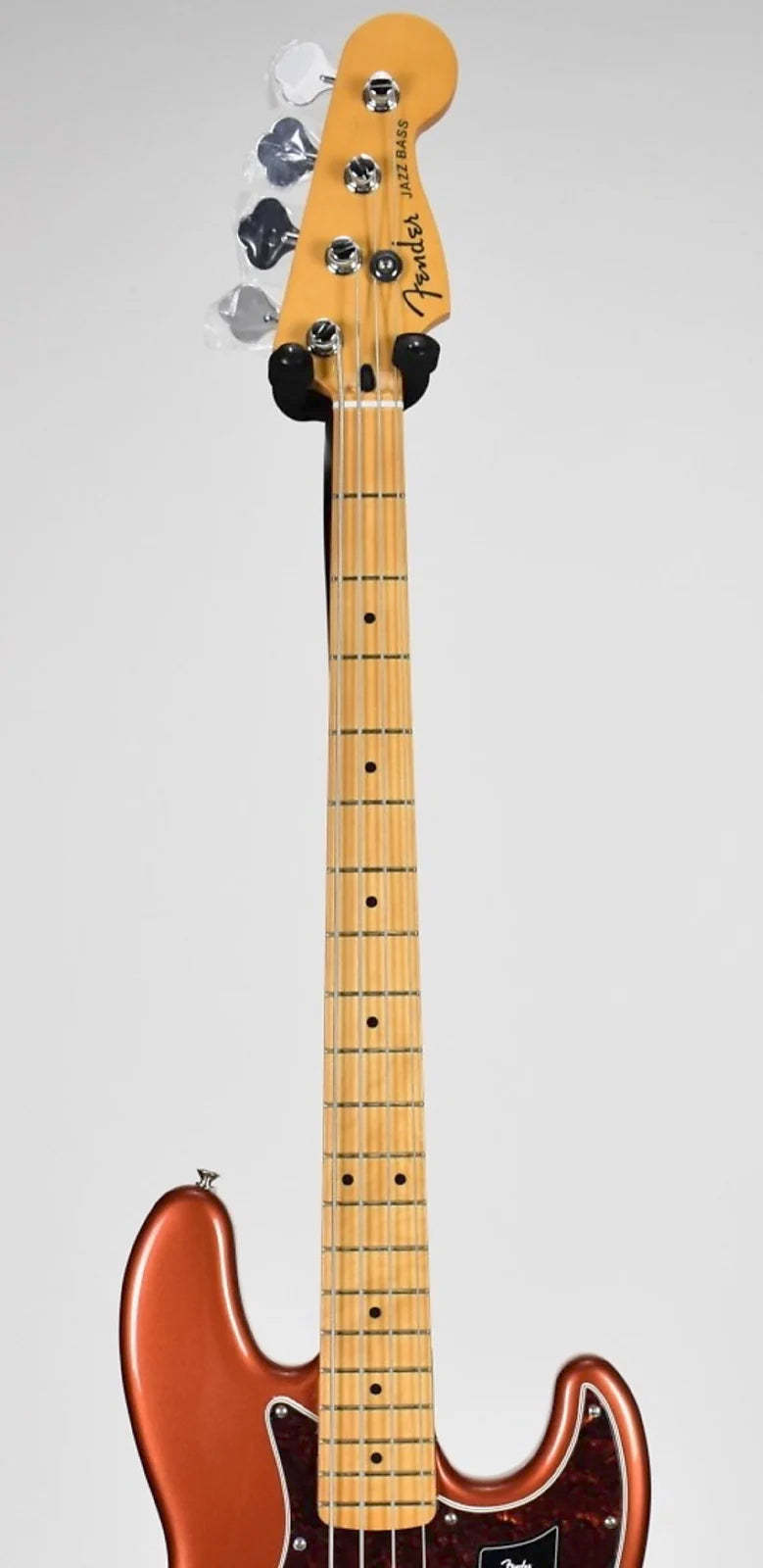USED Fender Player Plus Jazz Bass with Maple Fingerboard - Aged Candy Apple Red