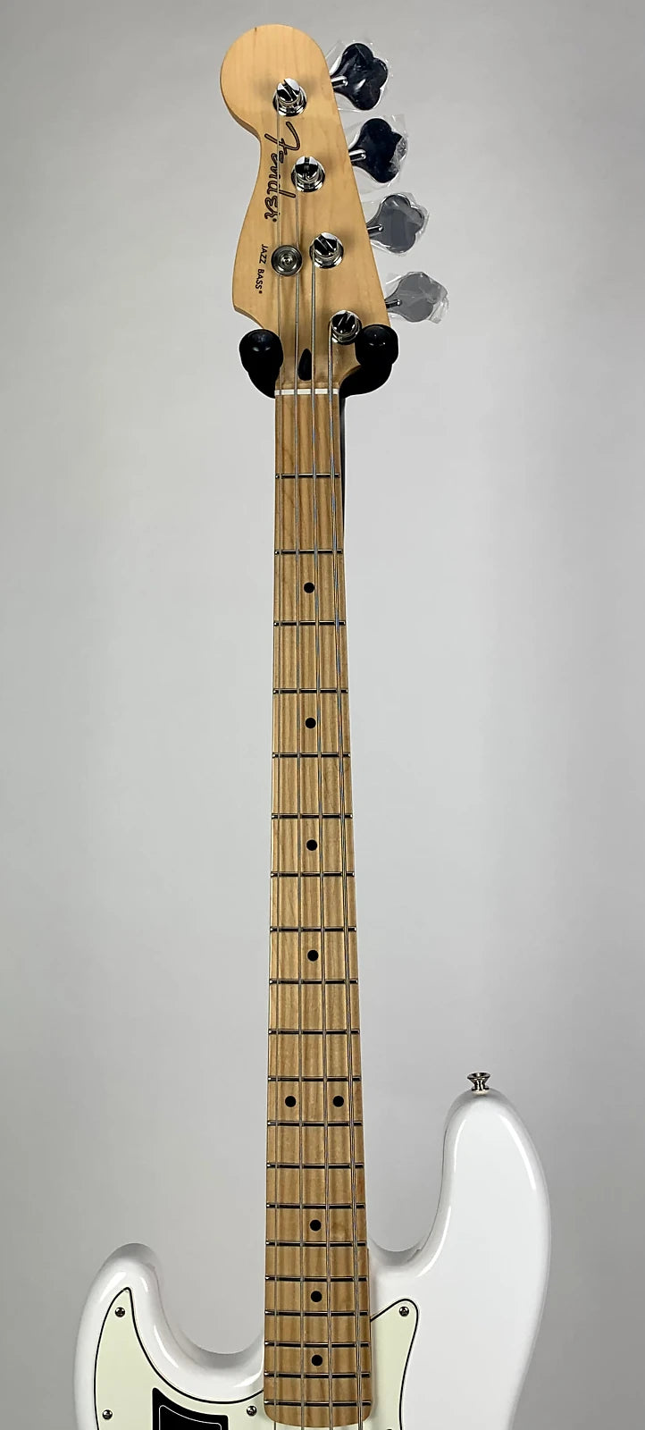 USED Fender Player Jazz Bass Left Handed with Maple Fingerboard - Polar White