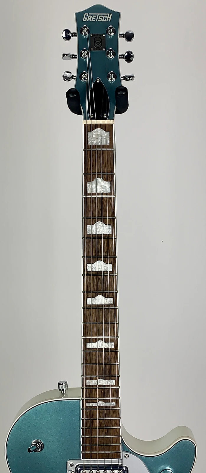 Gretsch G5230T-140 Limited Edition 140th Electromatic Double Platinum Jet Two-Tone Stone Platinum/Pearl Platinum