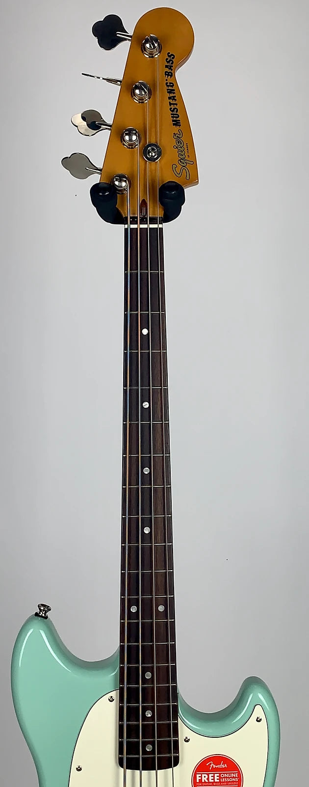 Fender mustang online bass seafoam green