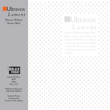 Ultravox - Lament [Steven Wilson Stereo Mix] (BFRSD24)