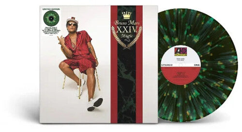Bruno Mars - 24K Magic - Green & Yellow Splatter Colored Vinyl [Import]