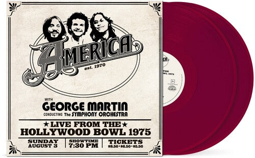 America - America: Live From The Hollywood Bowl 1975 (Ruby Red Vinyl)