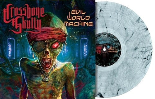 Crossbone Skully - Evil World Machine (Black Swirl Vinyl)