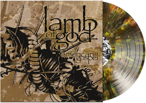 Lamb Of God - New American Gospel (25th Anniversary - Clear Black w/White/Gold Splatter