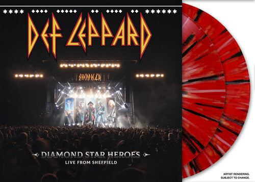 Def Leppard - Diamond Star Heroes: Live From Sheffield (Limited Edition Red / White Splatter Vinyl)