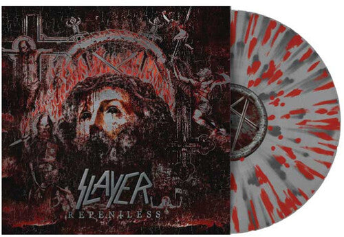 Slayer - Repentless (Indie Exclusive - Crystal Clear Vinyl with Silver &amp; Red Splatter)