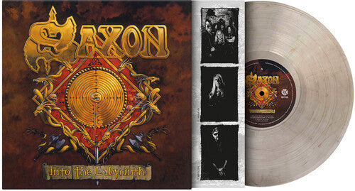 Saxon - Into The Labyrinth - Limited 180-Gram Crystal Clear &amp; Black Marble Colored Vinyl [Import]