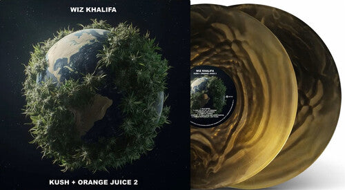 Wiz Khalifa - Kush &amp; Orange Juice 2 [Gold &amp; Black Swirl Vinyl)