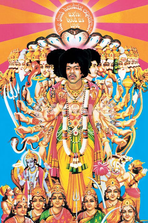 JIMI HENDRIX Axis Bold As Love - 24&quot; x36&quot; Poster