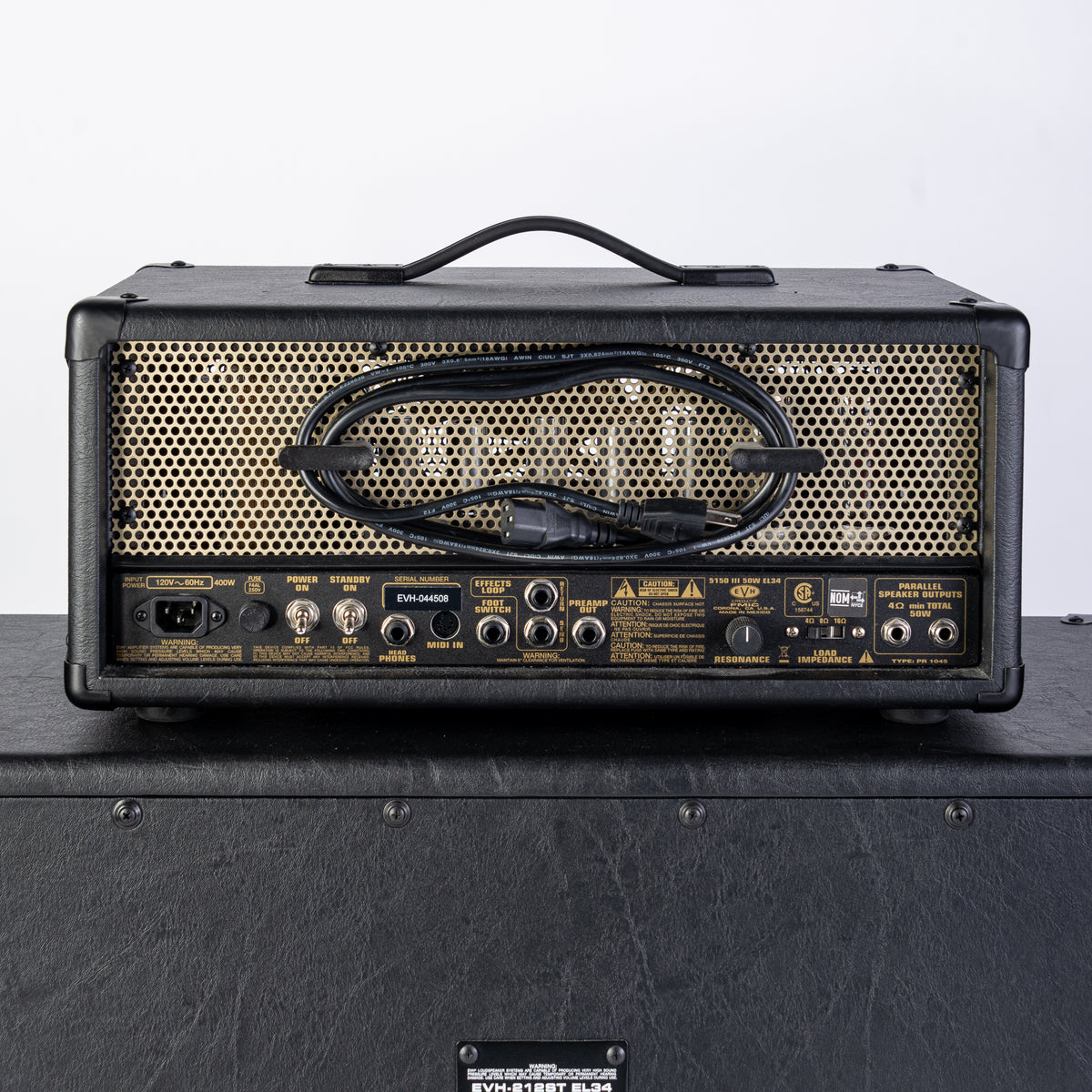 USED EVH 5150 III EL34 50 Watt Head + EVH 5150III 2x12 Cabinet