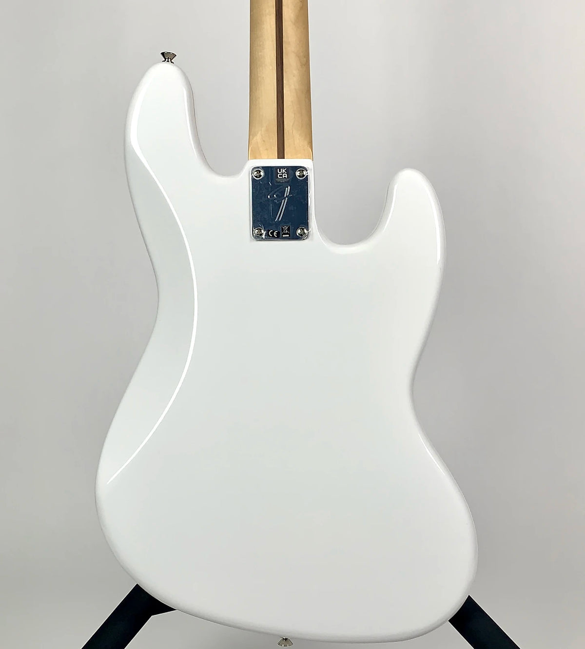 USED Fender Player Jazz Bass Left Handed with Maple Fingerboard - Polar White