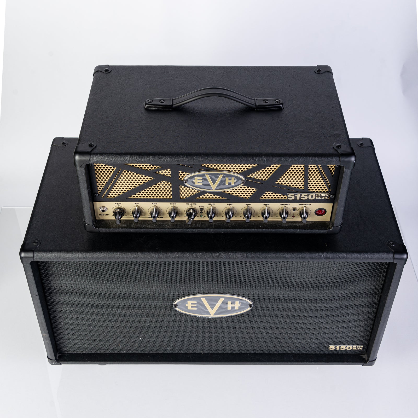 USED EVH 5150 III EL34 50 Watt Head + EVH 5150III 2x12 Cabinet