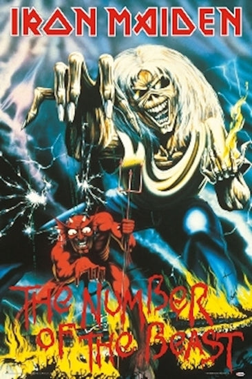 IRON MAIDEN Number of the Beast - 24"x36" Poster