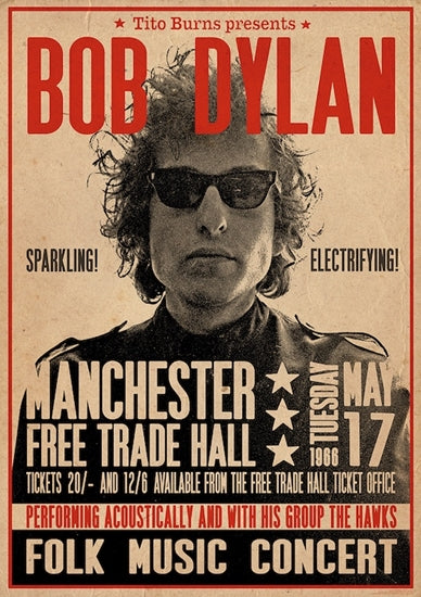 BOB DYLAN [EU] Manchester 1966 - 24"x33" Poster
