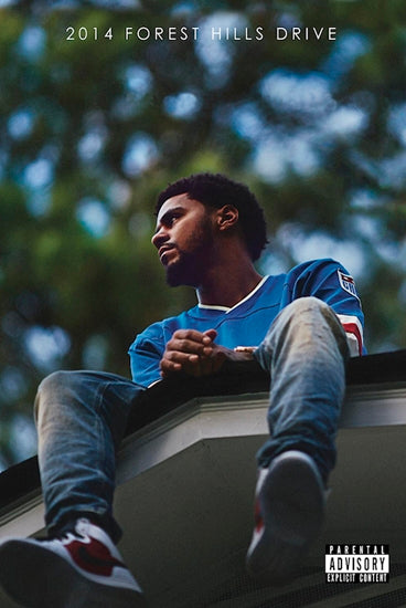 J. Cole 2014 Forest Hills Drive Album Cover - 24x36 Poster