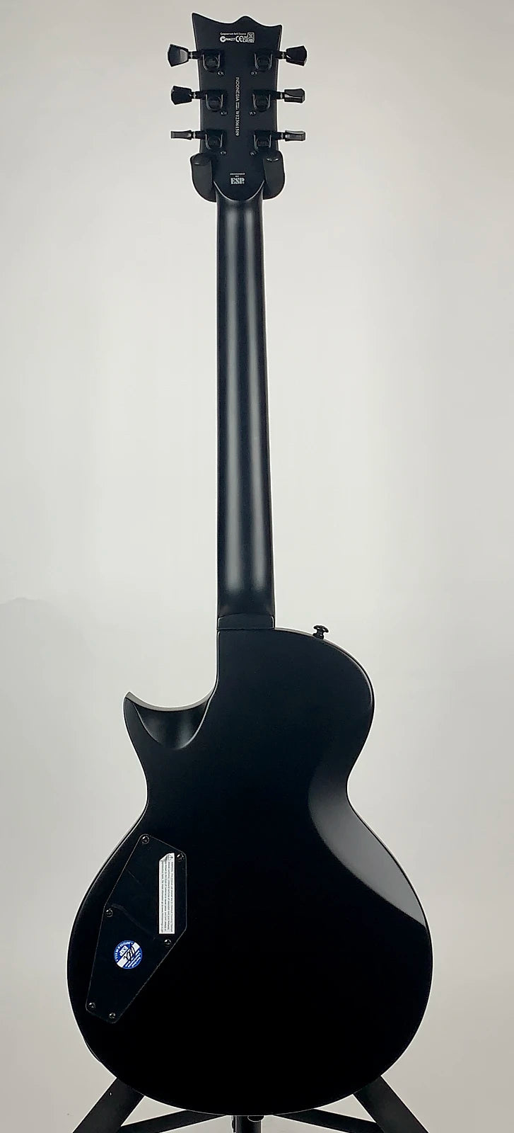 LTD EC-201 with Roasted Jatoba - Black Satin