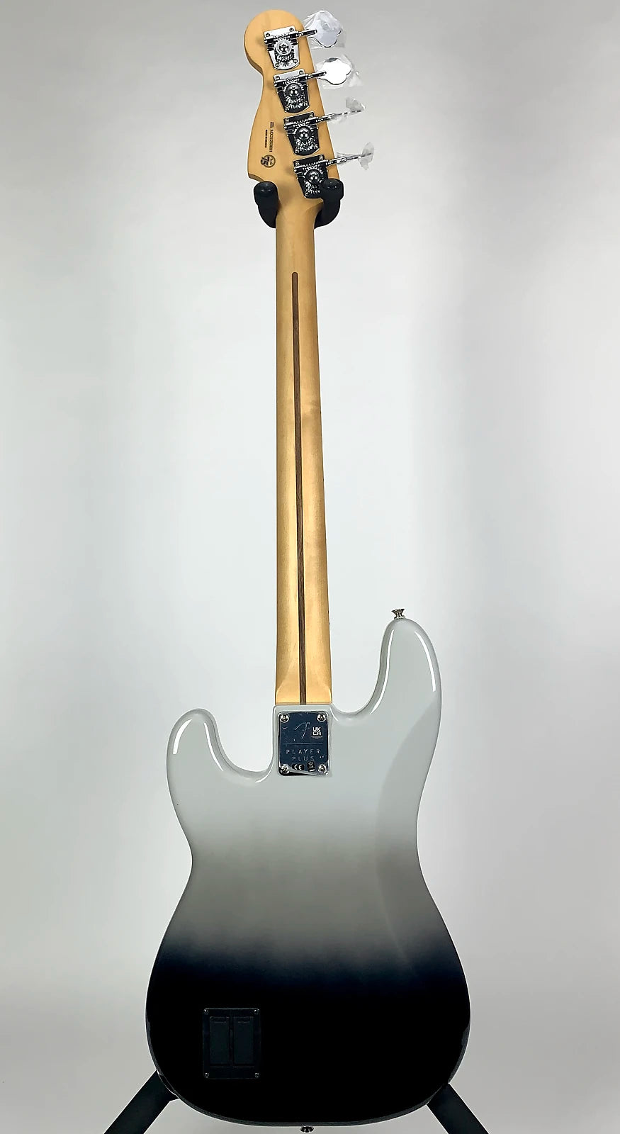 USED Fender Player Plus Precision Bass with Maple Fingerboard - Silver Smoke