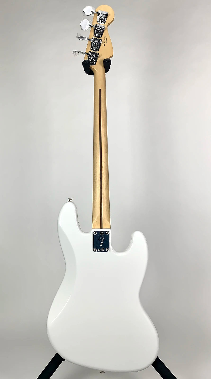 USED Fender Player Jazz Bass Left Handed with Maple Fingerboard - Polar White