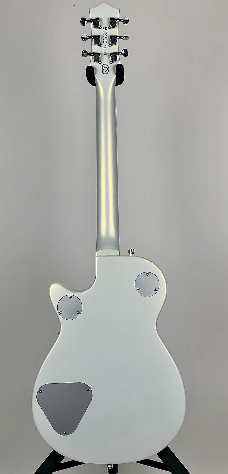 Gretsch G5230T-140 Limited Edition 140th Electromatic Double Platinum Jet Two-Tone Stone Platinum/Pearl Platinum