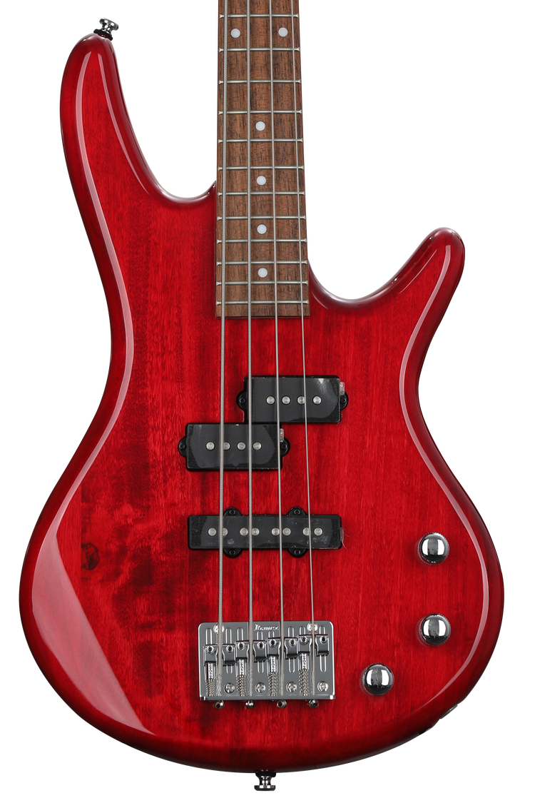 Ibanez GSRM20TR MiKro Short Scale Electric Bass - Transparent Red
