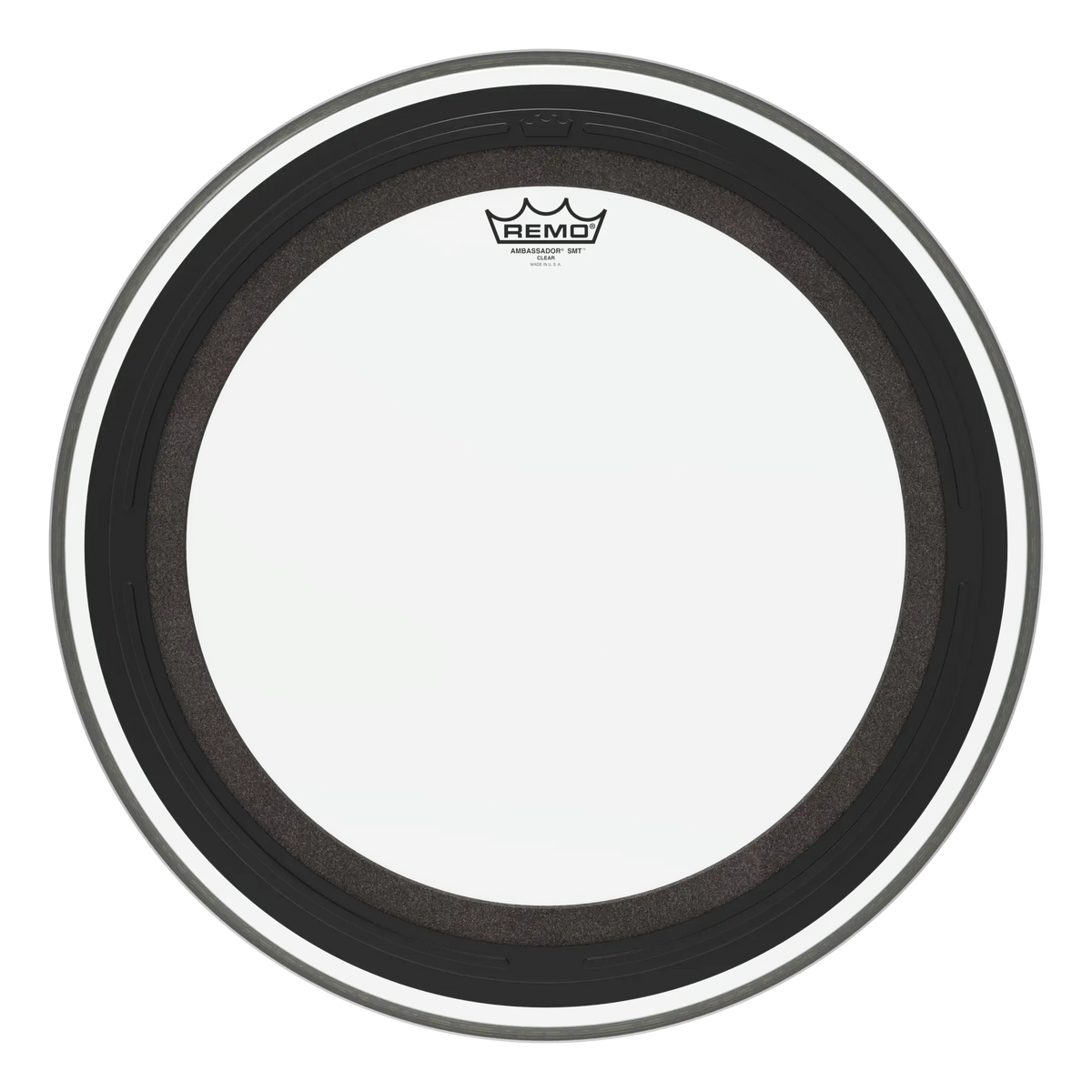 Remo BR−1322−00−SMT Ambassador SMT Clear Bass Drumhead - 22"