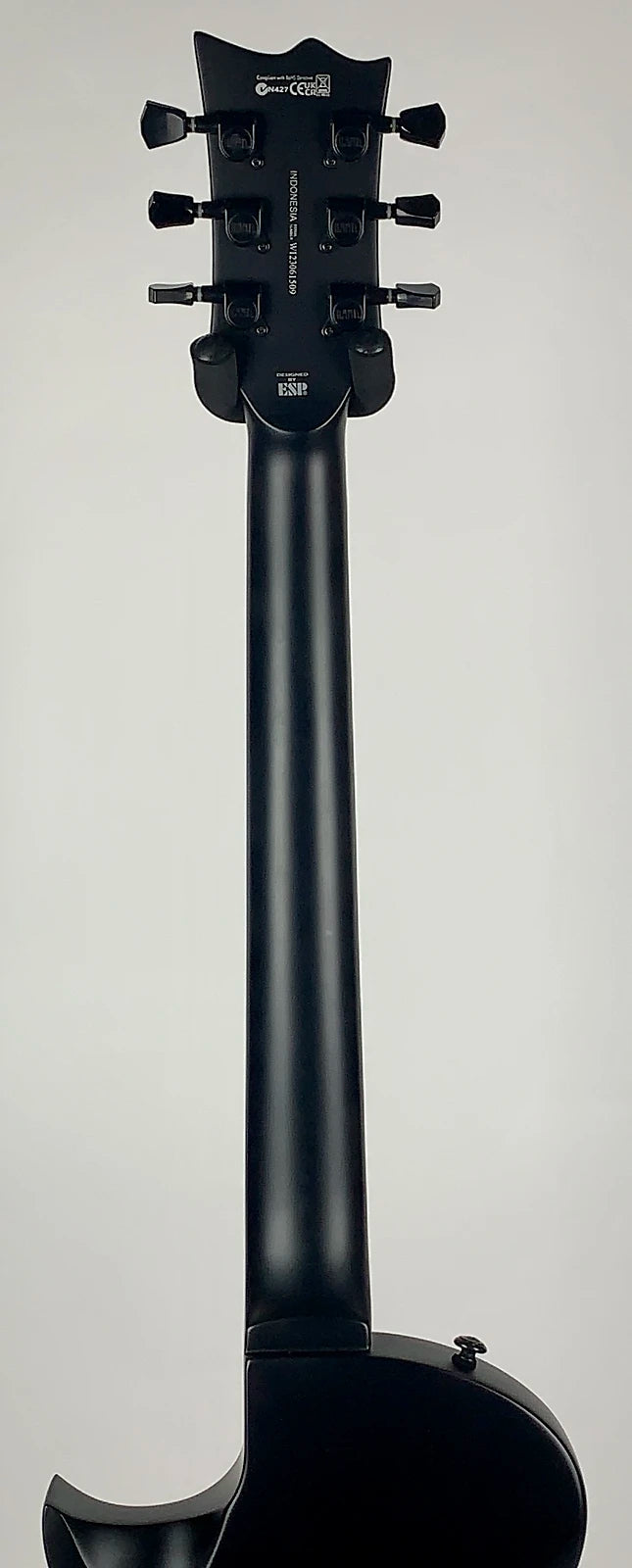 LTD EC-201 with Roasted Jatoba - Black Satin