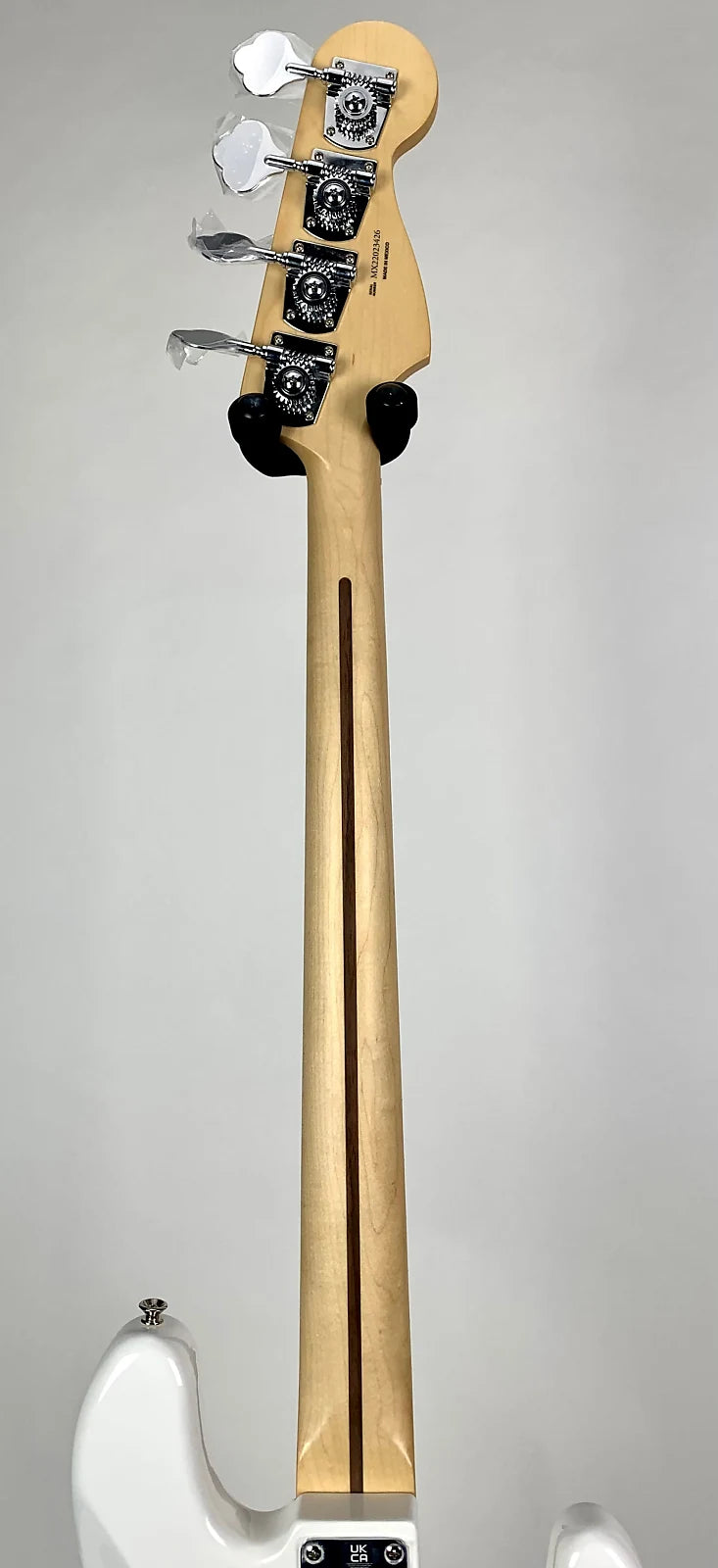 USED Fender Player Jazz Bass Left Handed with Maple Fingerboard - Polar White