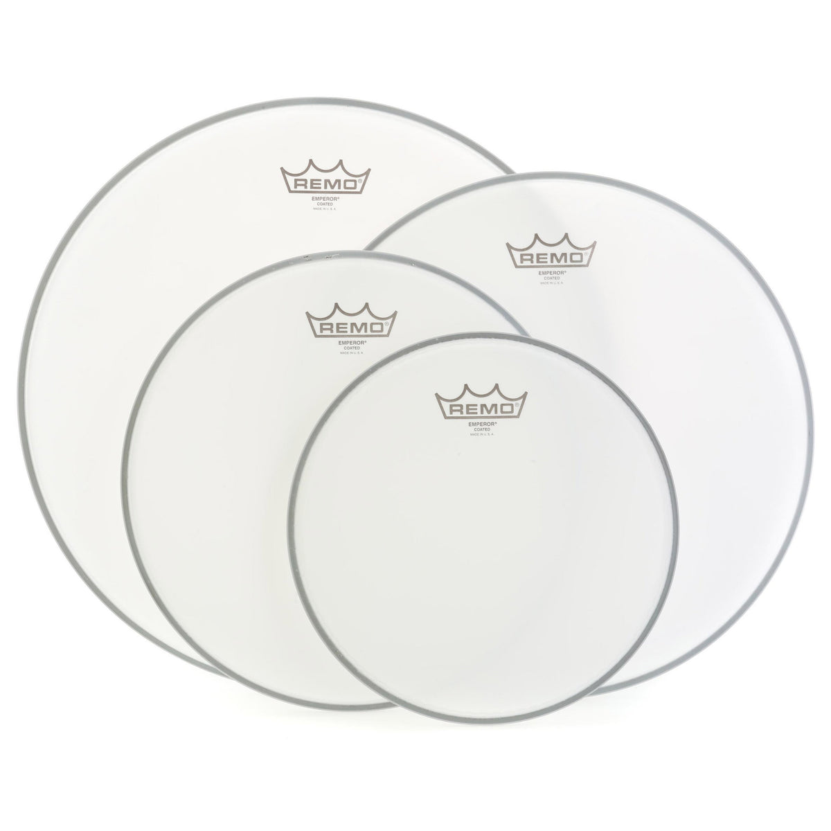 Remo PP−2440−BE Emperor Coated 4 Piece Tom Drumhead Pack  - 10", 12", 14", 16"