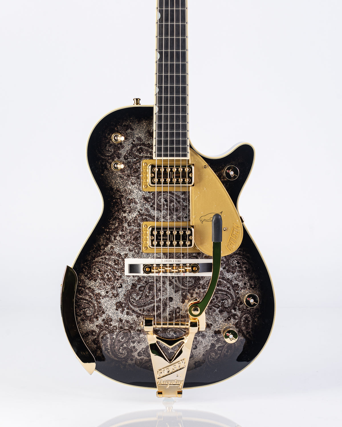 Gretsch G6134TG Limited Edition Paisley Penguin - Black Paisley