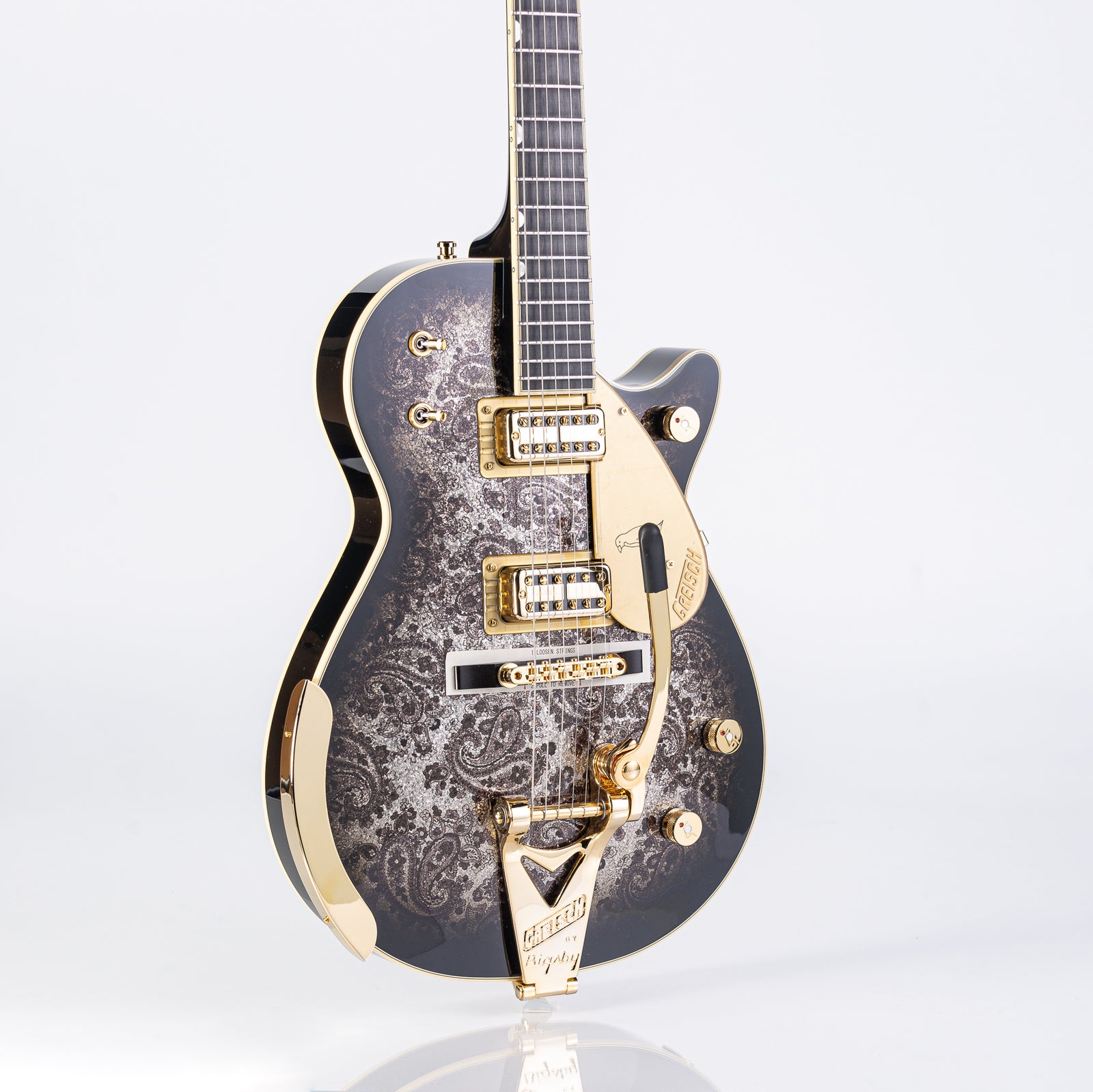 Gretsch G6134TG Limited Edition Paisley Penguin - Black Paisley