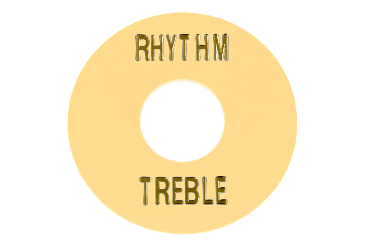 All Parts Cream Plastic Rhythm/Treble Ring-AP-0663-028