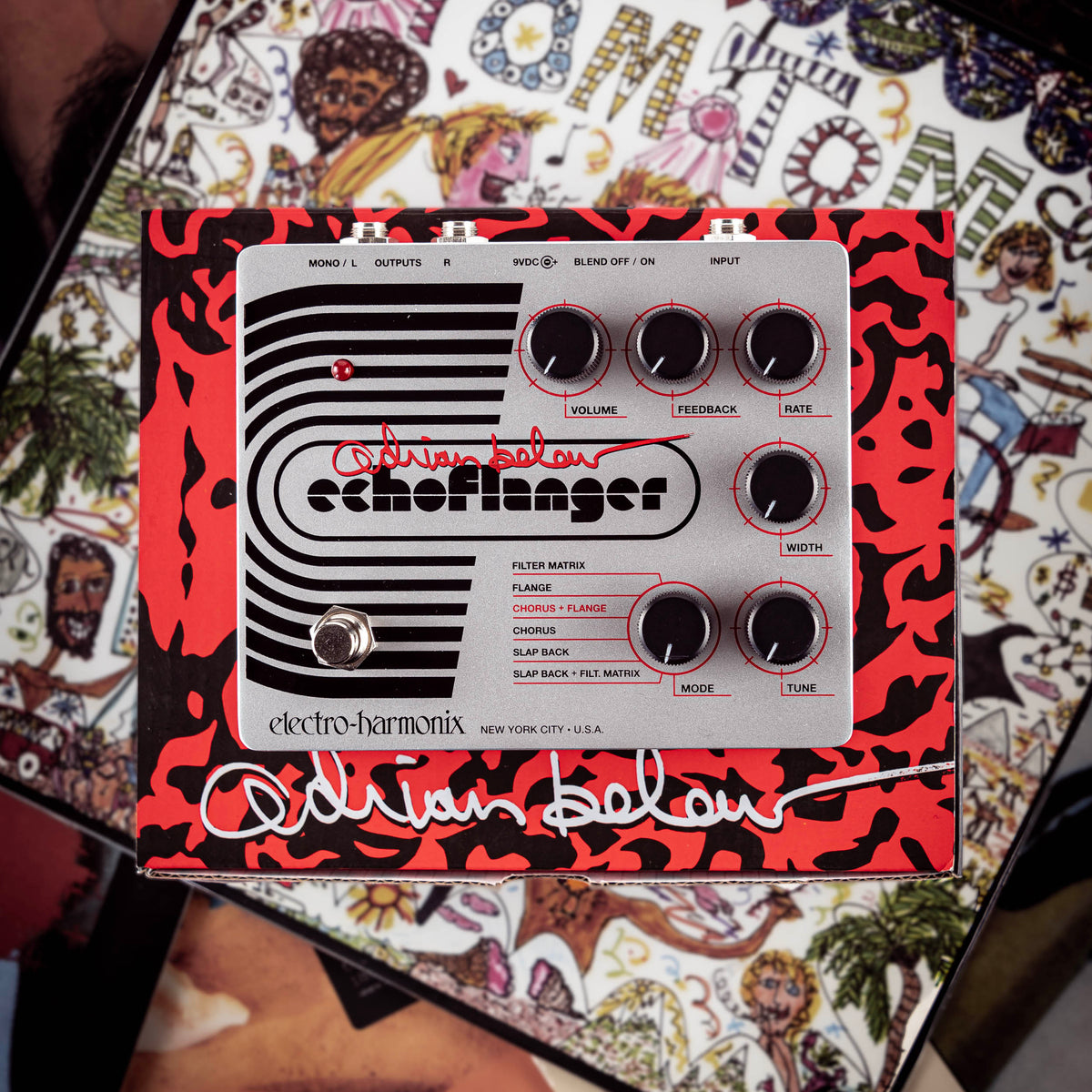 Electro-Harmonix Limited Edition Adrian Belew Echoflanger Reissue Guitar Pedal