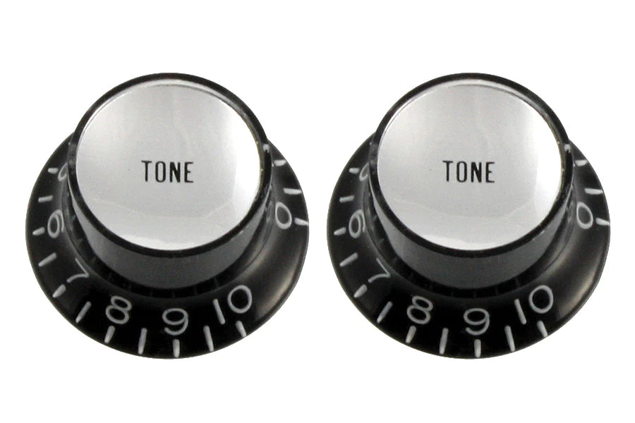 All Parts Black Tone Reflector Knobs-PK-0182-023